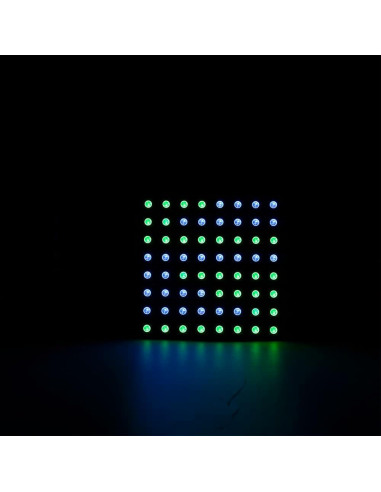 Módulo LED WS2812B RGB 8x8 Píxeles Controlador DC5V