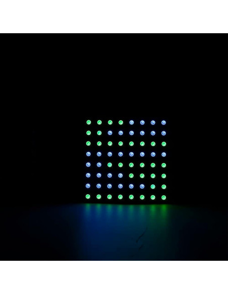 Módulo LED WS2812B RGB 8x8 Píxeles Controlador DC5V