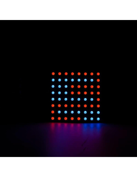 Módulo LED WS2812B RGB 8x8 Píxeles Controlador DC5V