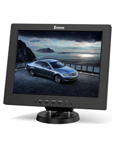 Monitor LCD 12" Eyoyo 800x600 HDMI VGA AV Portátil