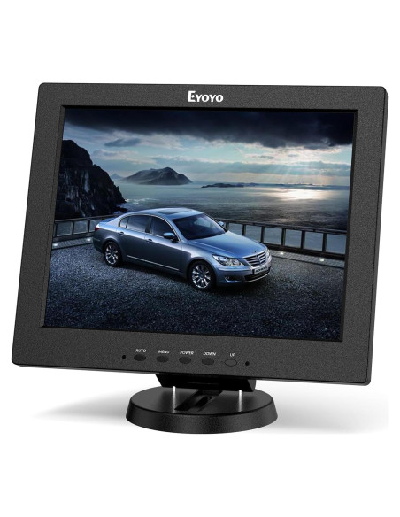 Monitor LCD 12" Eyoyo 800x600 HDMI VGA AV Portátil