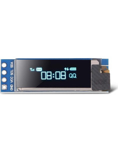 Módulo de Pantalla OLED I2C 0.91" Azul DORHEA 128x32 2pcs 2