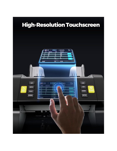 Contadora de Dinero MUNBYN IMC21 con Detección de Falsificaciones