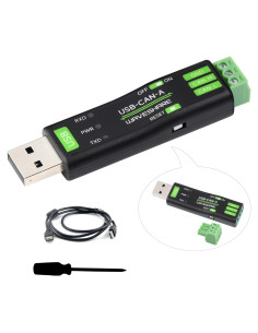 Adaptador USB a CAN UeeKKoo Modelo A, 9g, Configurable 5Kbps-1Mbps