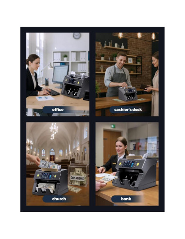 Contadora de Dinero MUNBYN IMC21 con Detección de Falsificaciones