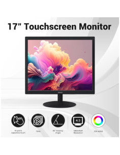 Monitor Táctil 17" SKitphrati 1280x1024 HDMI VGA VESA 2