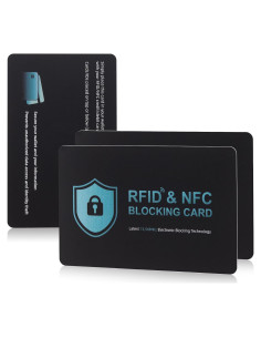 Tarjeta Bloqueadora RFID CATO-WDJ, Protección Billetera (2 Pcs)