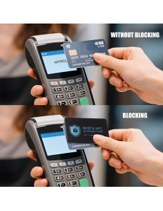 Tarjeta Bloqueadora RFID CATO-WDJ, Protección Billetera (2 Pcs) 2