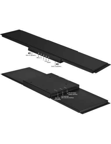 Monitor Táctil Integrado Wisecoco 14.5" 2K IPS VESA HDMI USB-C