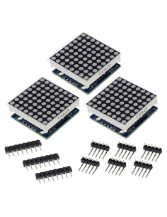 Módulo de Pantalla LED 8x8 HiLetgo MAX7219 5V - 3 Piezas