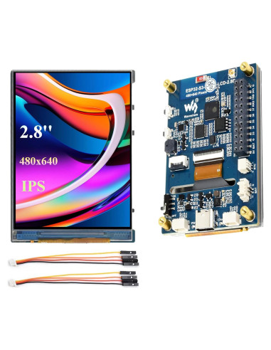 Placa de Desarrollo UeeKKoo ESP32-S3 con Pantalla LCD 7.1 cm