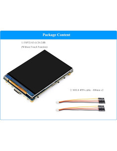 Placa de Desarrollo UeeKKoo ESP32-S3 con Pantalla LCD 7.1 cm 2