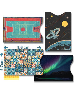 8 Fundas Bloqueadoras RFID PokCat - Protección Tarjetas Créd. y Débito 2