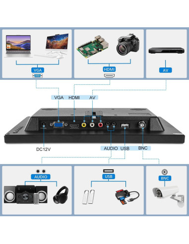 Monitor LCD IPS 30.48 cm Suprlipy FHD 1920x1080 60Hz