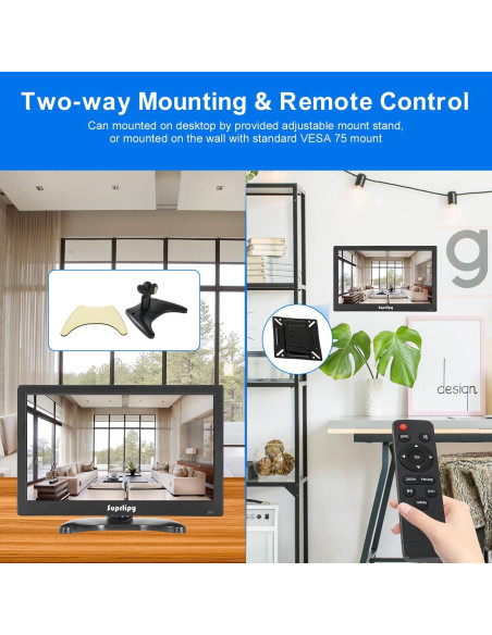 Monitor LCD IPS 30.48 cm Suprlipy FHD 1920x1080 60Hz