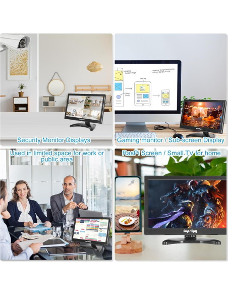 Monitor LCD IPS 30.48 cm Suprlipy FHD 1920x1080 60Hz