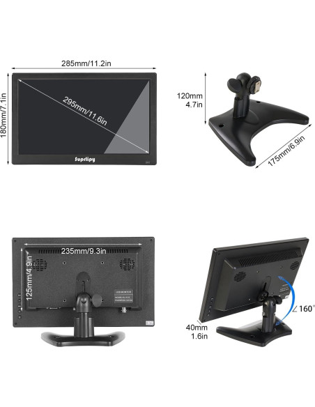 Monitor LCD IPS 30.48 cm Suprlipy FHD 1920x1080 60Hz