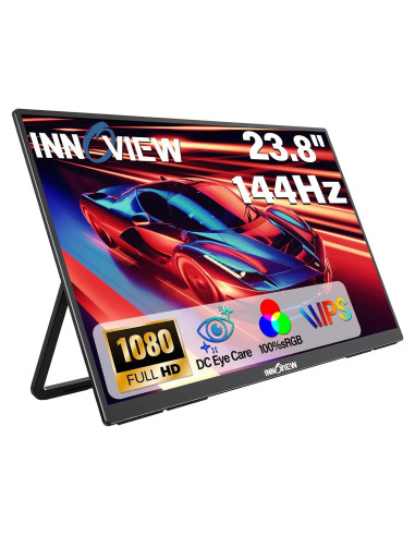 Monitor Portátil InnoView 23.8" FHD 144Hz USB-C HDMI