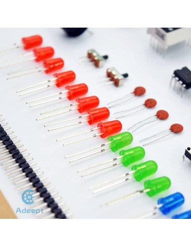 Kit de Inicio Adeept para Raspberry Pi 4/3/2 con LCD1602 y Manual