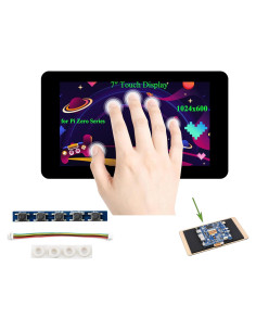 Kit Pantalla Táctil 7" UeeKKoo para Raspberry Pi Zero