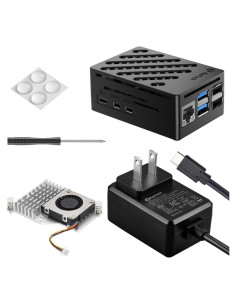 Kit Accesorios RasTech para Raspberry Pi 5 con Fuente 27W