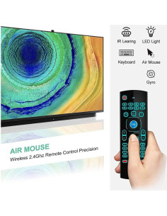 Control Remoto Inalámbrico FeBite MX3 Pro con Teclado 2