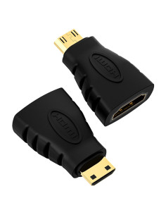 Adaptador HDMI VCE Mini HDMI a HDMI 4K - 2 Pack