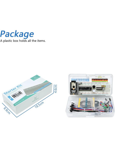 Kit de Inicio Freenove ESP32-WROVER CAM 141 Artículos