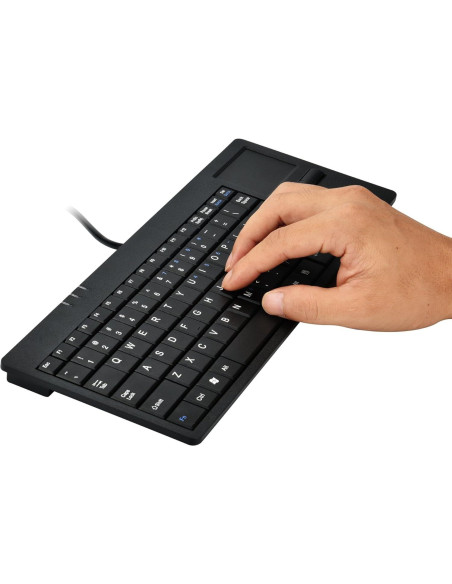 Teclado MCSaite Slim con Touchpad USB 31x11.5cm Portátil