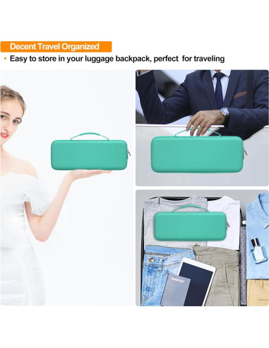 Funda rígida Elonbo para teclado Logitech POP Keys Turquesa