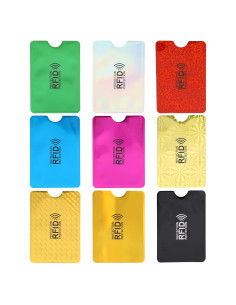 9 Fundas de Tarjeta de Crédito RFID KALIONE - Protección Antirrobo