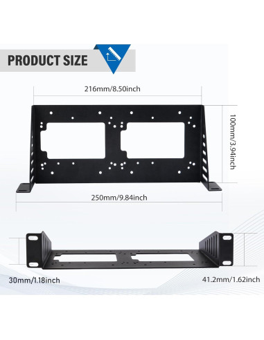 Estante SBC RackMate 1U GeeekPi para Raspberry Pi y HDD/SSD