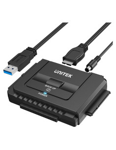 Adaptador Externo USB 3.0 Unitek a IDE y SATA 2.5/3.5"
