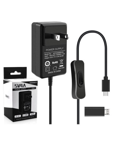 Fuente de Alimentación GeeekPi 20W 5V 4A con Interruptor