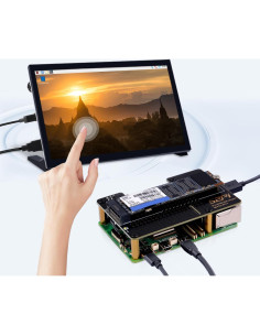 Adaptador GeeekPi N04 M.2 NVMe a PCIe para Raspberry Pi 5 2