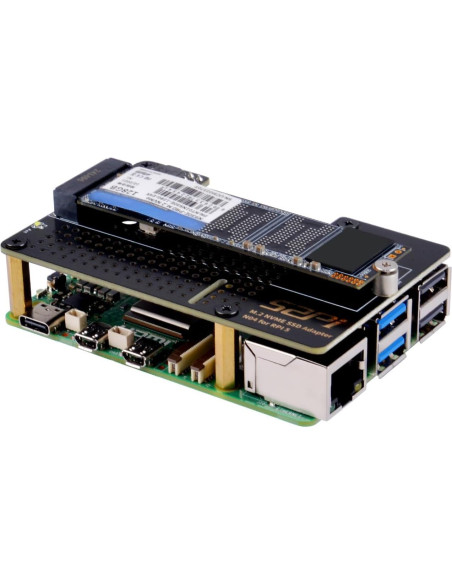 Adaptador GeeekPi N04 M.2 NVMe a PCIe para Raspberry Pi 5