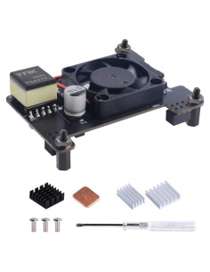 HAT PoE Aislado GeeekPi para Raspberry Pi 4 y 3B+, Ventilador 30mm