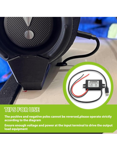 Convertidor DC-DC 12V a 5V USB Tipo-C SIGANDG 15W