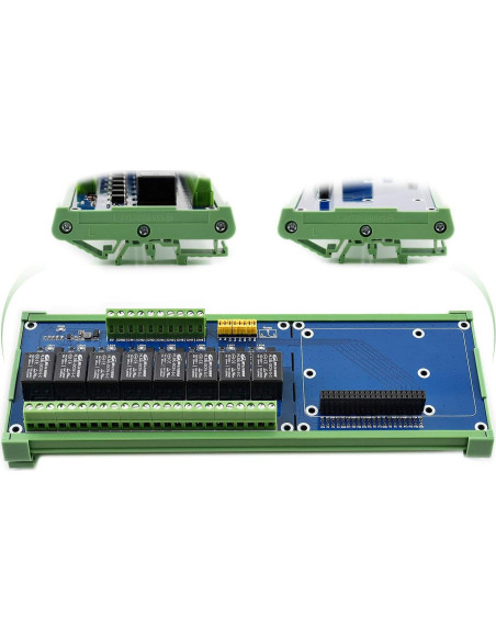 Placa de Expansión Waveshare 8 Canales Relé 5V para Raspberry Pi