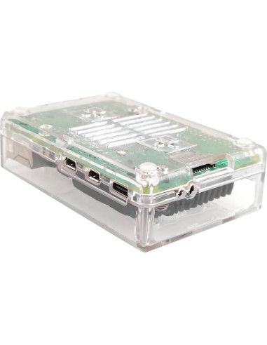 Caja Raspberry Pi 5 WEIYIXING con Disipador Activo 9x6x2.6cm
