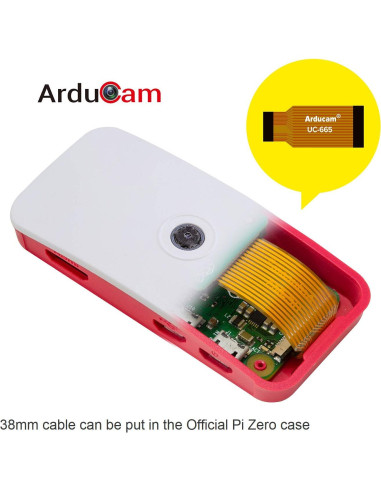 Juego de Cables de Cámara Arducam para Raspberry Pi Zero 3 Piezas