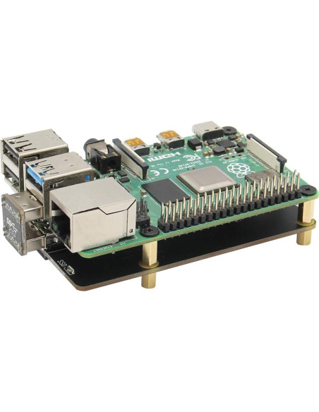 Geekworm X862 V2.0 Placa de Expansión M.2 SATA para Raspberry Pi 4