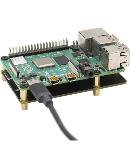 Geekworm X862 V2.0 Placa de Expansión M.2 SATA para Raspberry Pi 4