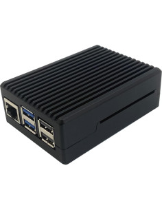 Funda de Aluminio WEIYIXING para Raspberry Pi 5 con Ventilador 2