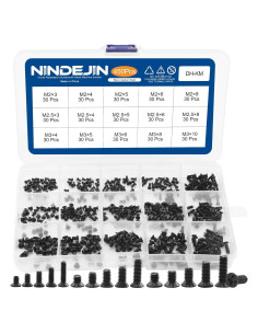 Kit de Tornillos para Laptop NINDEJIN 450PCS M2 M2.5 M3