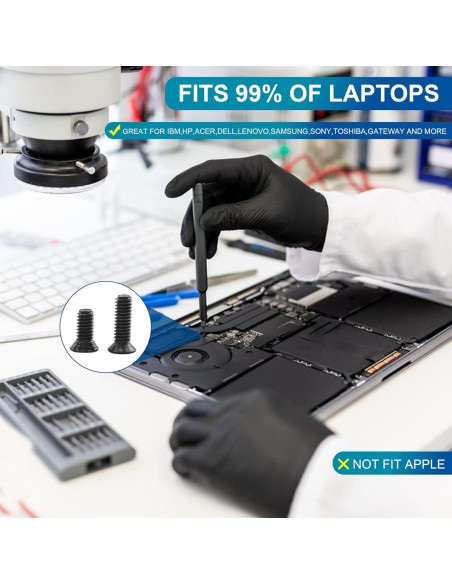 Kit de Tornillos para Laptop NINDEJIN 450PCS M2 M2.5 M3