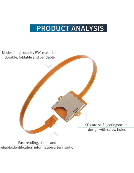 Cable de Extensión Micro SD a SD 30 cm PinQiongZhe