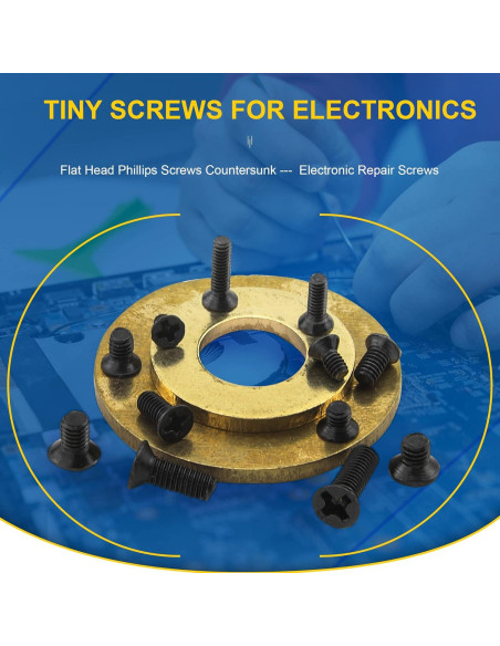 Kit de Tornillos para Laptop NINDEJIN 450PCS M2 M2.5 M3