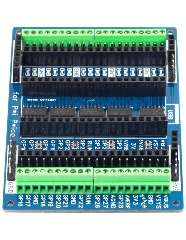 Mini Terminal Breakout Board yddmyo para Raspberry Pi Pico