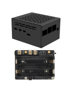 Geekworm X1205 UPS HAT para Raspberry Pi 5 - 5.1V 6A